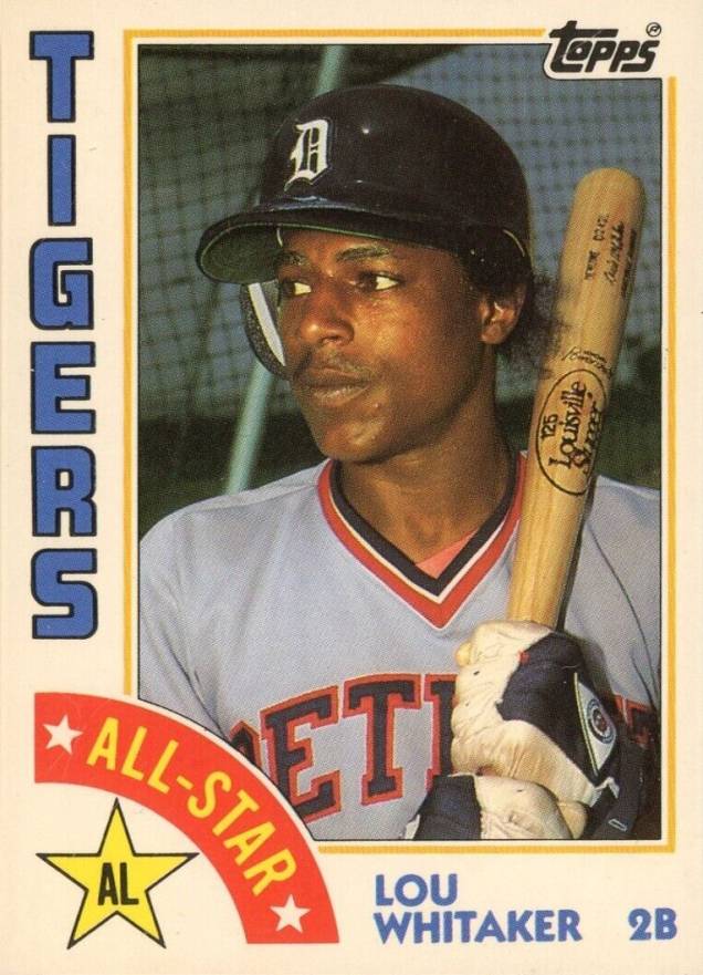 1984 Topps Tiffany Lou Whitaker (All-Star) #398 Baseball Card
