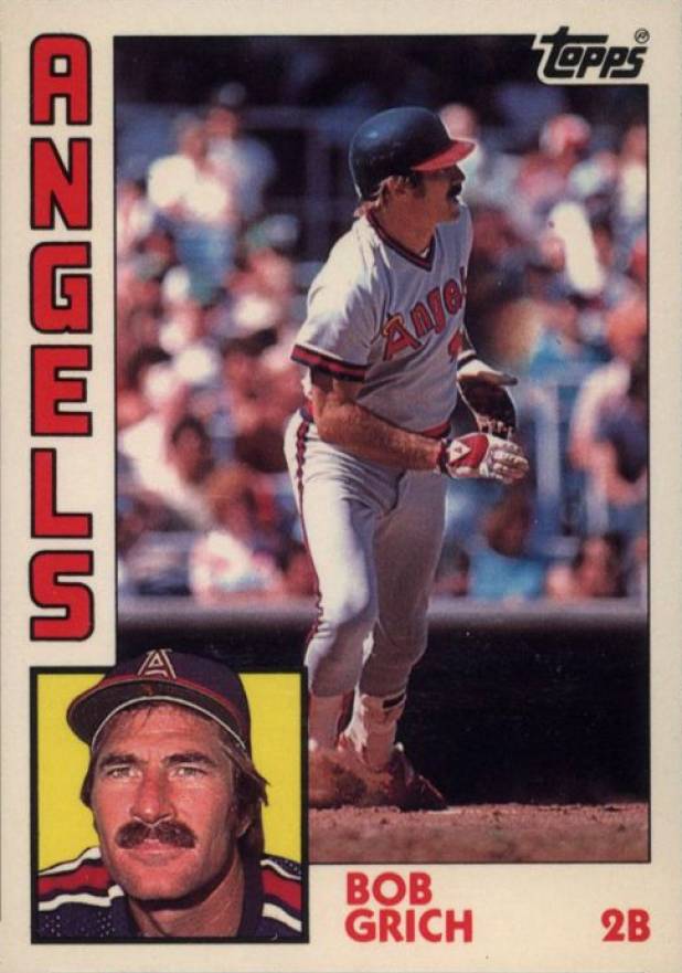 1984 Topps Tiffany Bob Grich #315 Baseball Card
