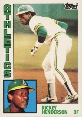 1984 Topps Tiffany Rickey Henderson #230 Baseball Card