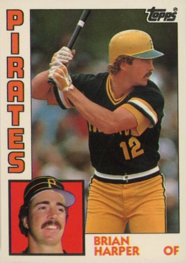 1984 Topps Tiffany Brian Harper #144 Baseball Card