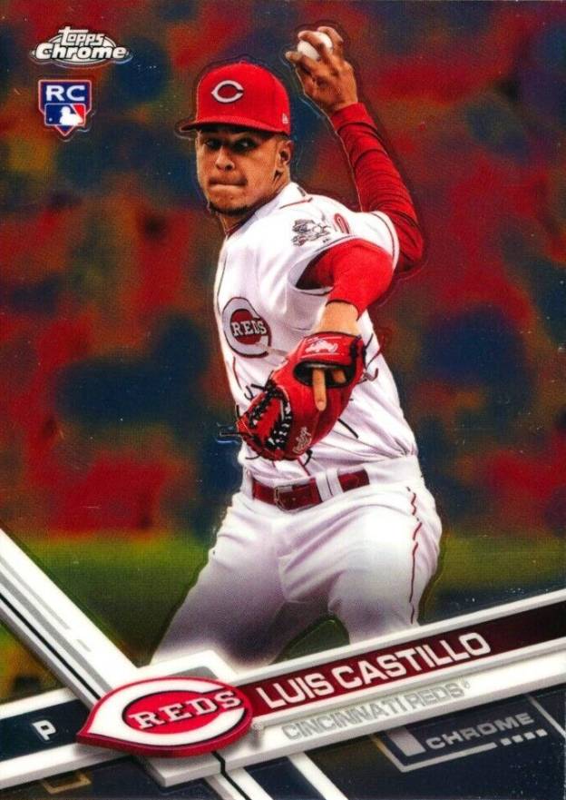 2017 Topps Chrome Update Luis Castillo #HMT63 Baseball Card