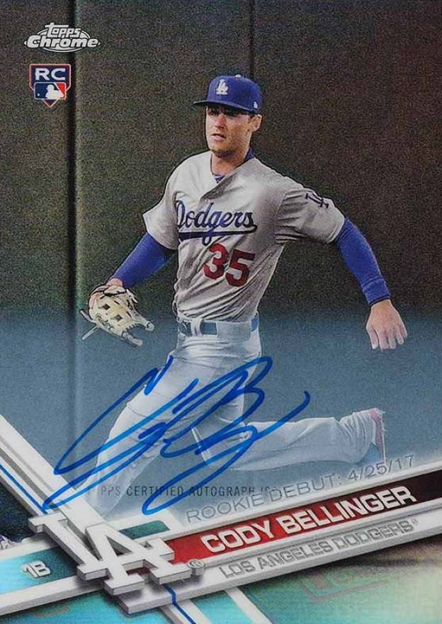 2017 Topps Chrome Update Cody Bellinger #HMT99 Baseball Card