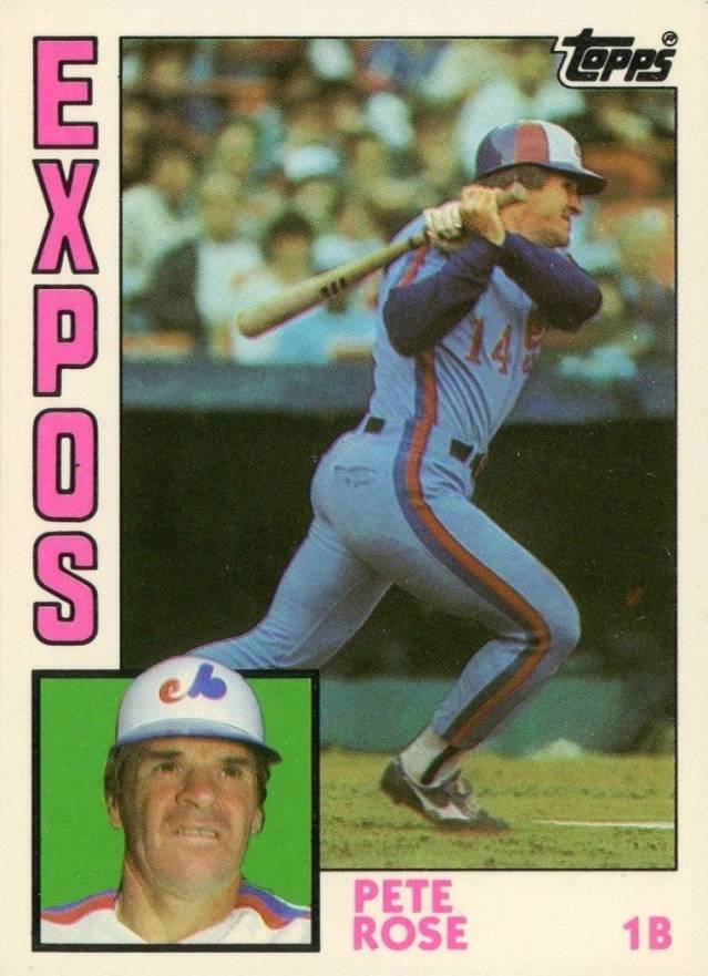 1984 Topps Traded Tiffany Pete Rose #103T Baseball Card