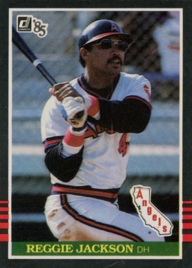 1985 Donruss Reggie Jackson #57 Baseball Card