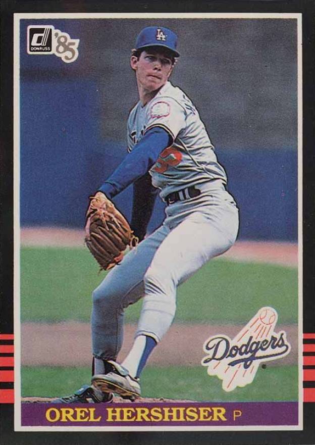 1985 Donruss Orel Hershiser #581 Baseball Card