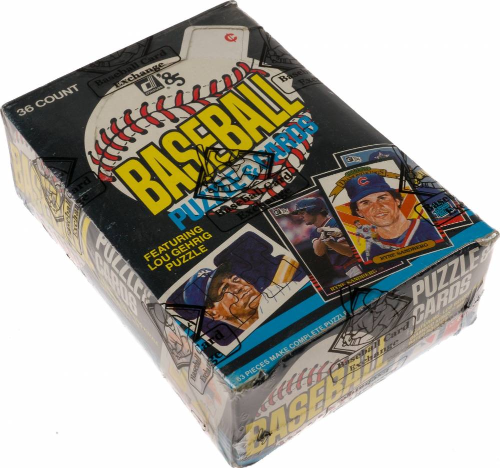 1985 Donruss Wax Pack Box #WPB Baseball Card