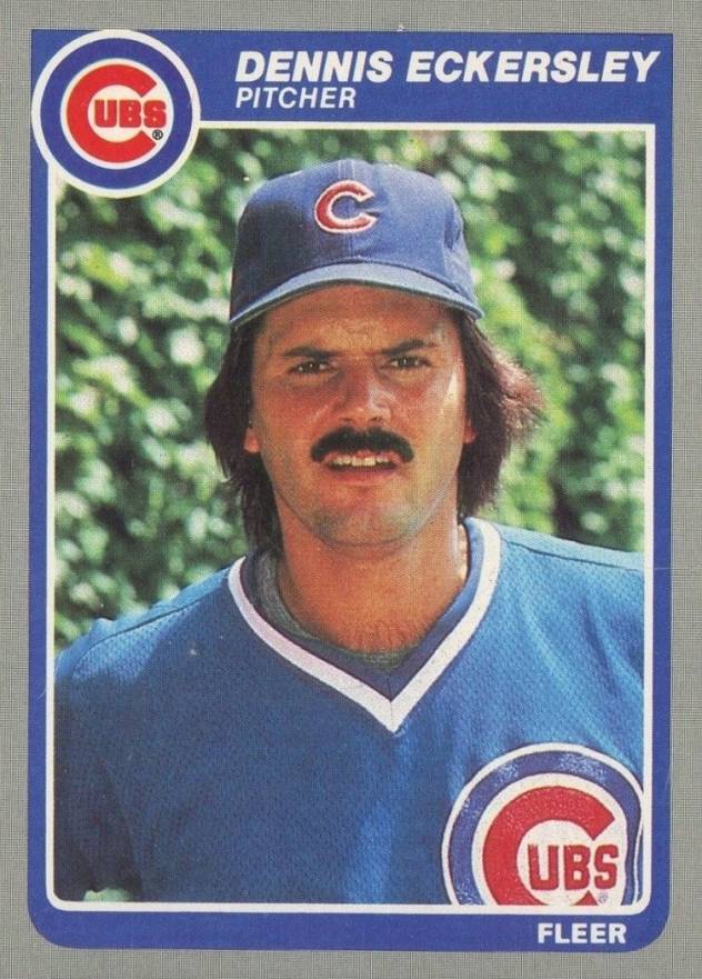 1985 Fleer Dennis Eckersley #57 Baseball Card