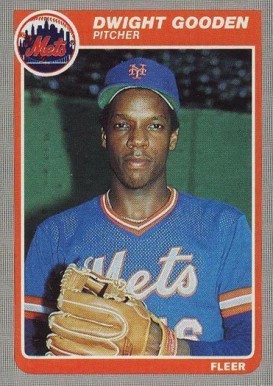 1985 Fleer Dwight Gooden #82 Baseball Card