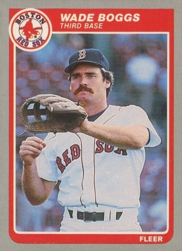 1985 Fleer Wade Boggs #151 Baseball Card