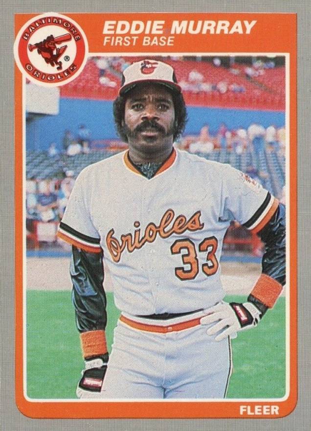 1985 Fleer Eddie Murray #184 Baseball Card