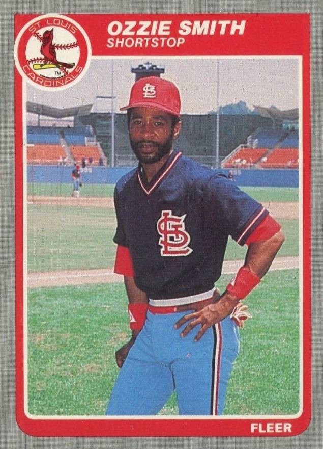 1985 Fleer Ozzie Smith #240 Baseball Card