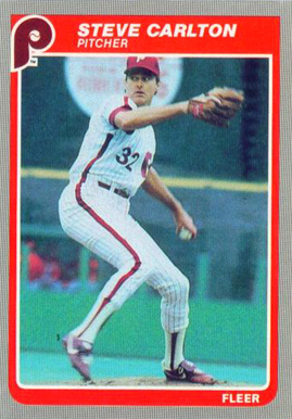 1985 Fleer Steve Carlton #246 Baseball Card