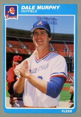 1985 Fleer Dale Murphy #335 Baseball Card