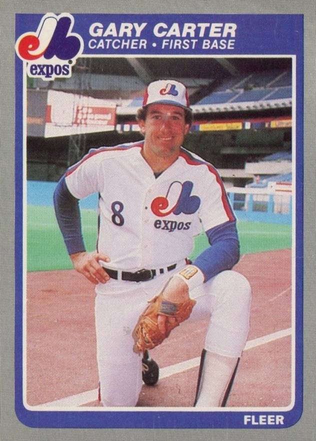 1985 Fleer Gary Carter #393 Baseball Card