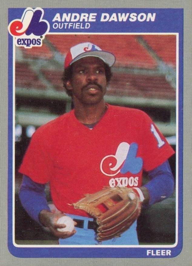 1985 Fleer Andre Dawson #394 Baseball Card
