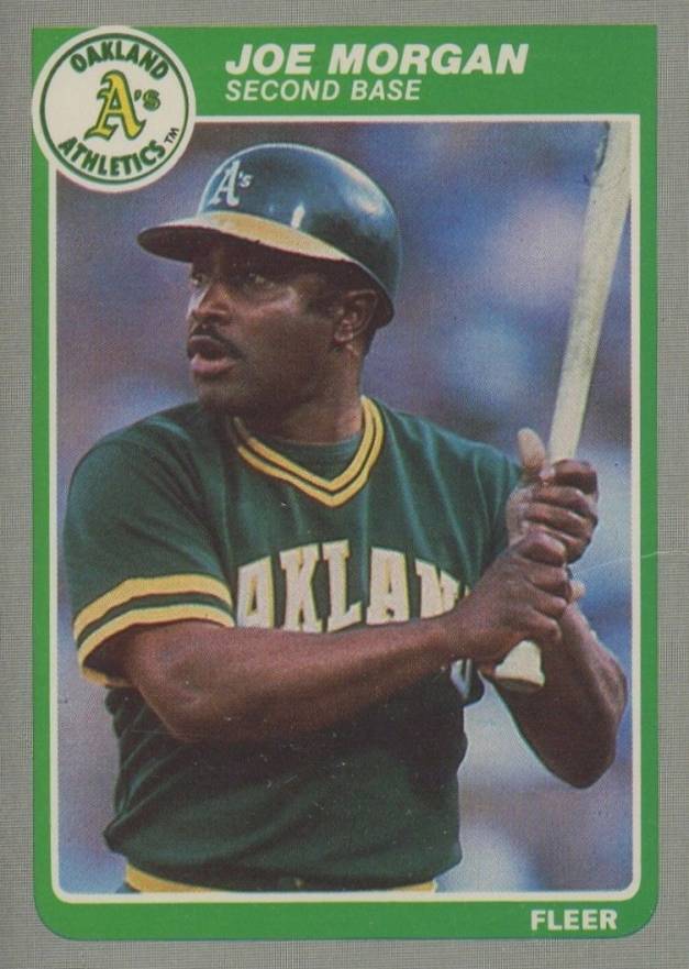 1985 Fleer Joe Morgan #431 Baseball Card
