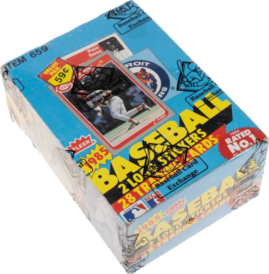 1985 Fleer Cello Pack Box #CPB Baseball Card