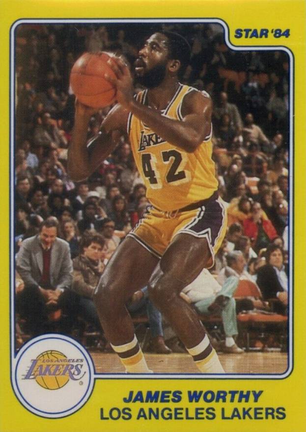 1983 Star All-Rookies James Worthy #10 Basketball Card