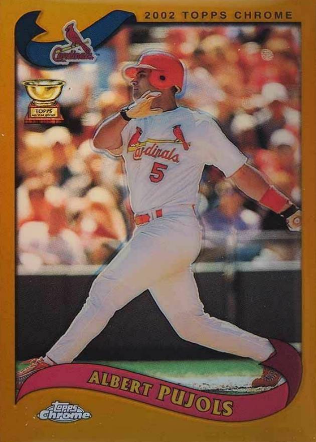 2002 Topps Chrome Albert Pujols #160 Baseball Card
