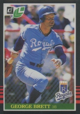 1985 Leaf George Brett #176 Baseball Card