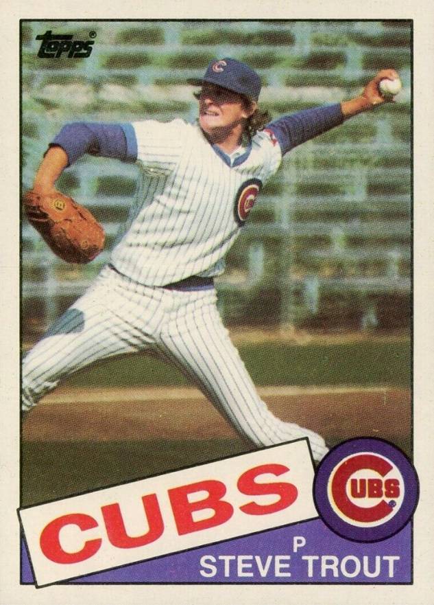 1985 Topps Steve Trout #668 Baseball Card