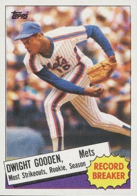 1985 Topps Dwight Gooden (Record Breaker) #3 Baseball Card