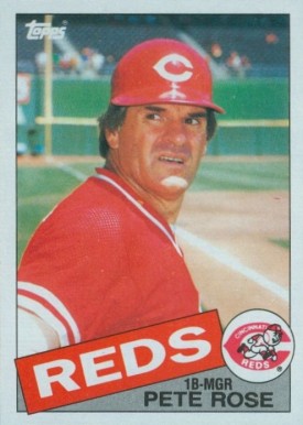 1985 Topps Pete Rose #600 Baseball Card