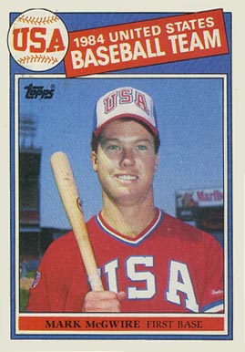 1985 Topps Mark McGwire #401 Baseball Card
