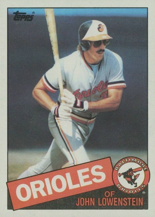 1985 Topps John Lowenstein #316 Baseball Card
