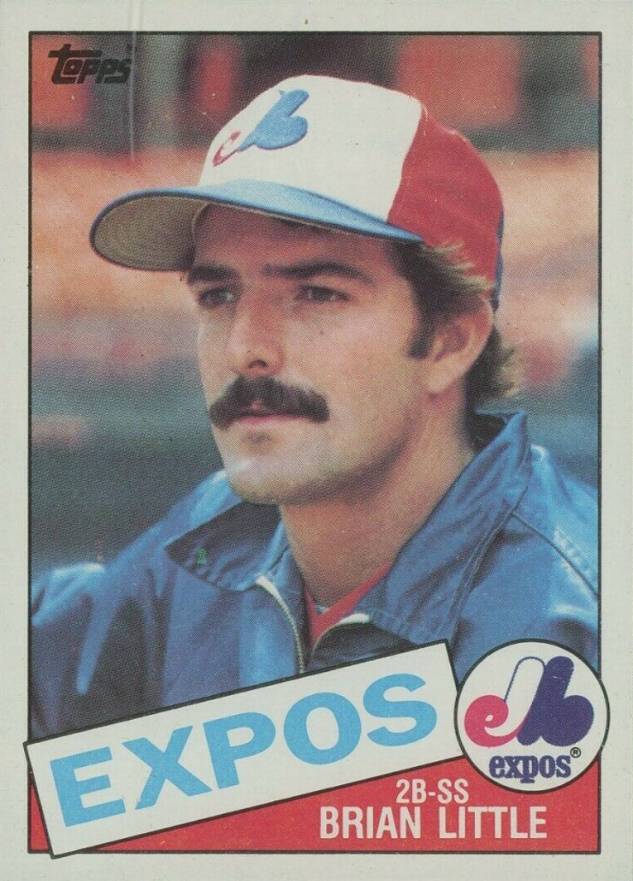 1985 Topps Bryan Little #257 Baseball Card