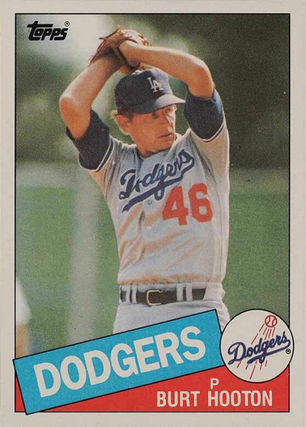 1985 Topps Burt Hooton #201 Baseball Card