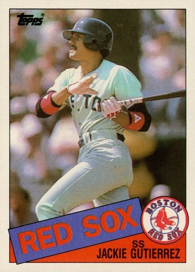 1985 Topps Jackie Gutierrez #89 Baseball Card
