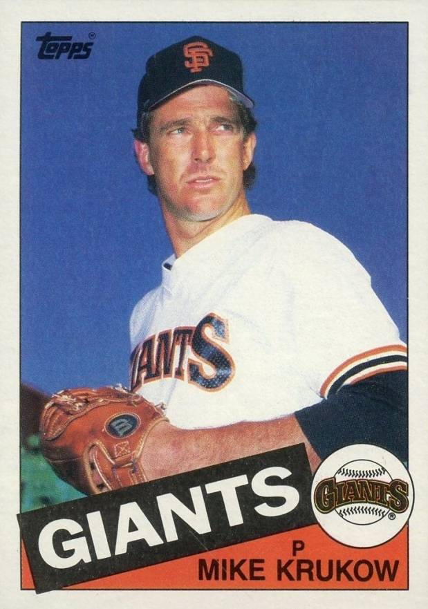 1985 Topps Mike Krukow #74 Baseball Card