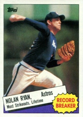 1985 Topps Nolan Ryan #7 Baseball Card