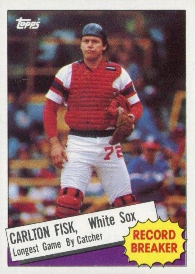 1985 Topps Carlton Fisk #1 Baseball Card