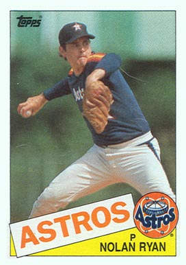 1985 Topps Nolan Ryan #760 Baseball Card