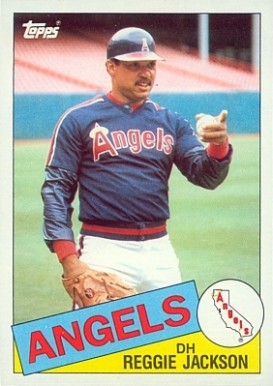 1985 Topps Reggie Jackson #200 Baseball Card