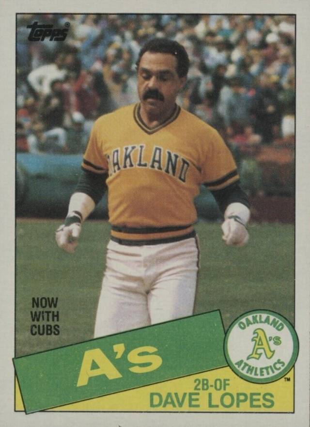 1985 Topps Dave Lopes #12 Baseball Card