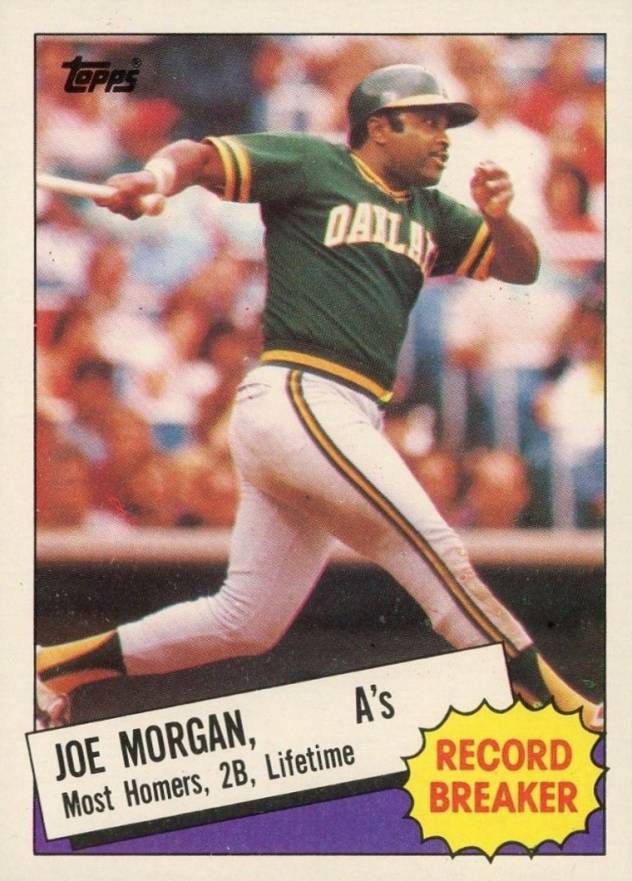1985 Topps Joe Morgan #5 Baseball Card