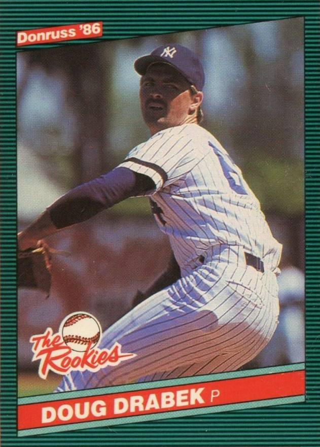 1986 Donruss Rookies Doug Drabek #31 Baseball Card