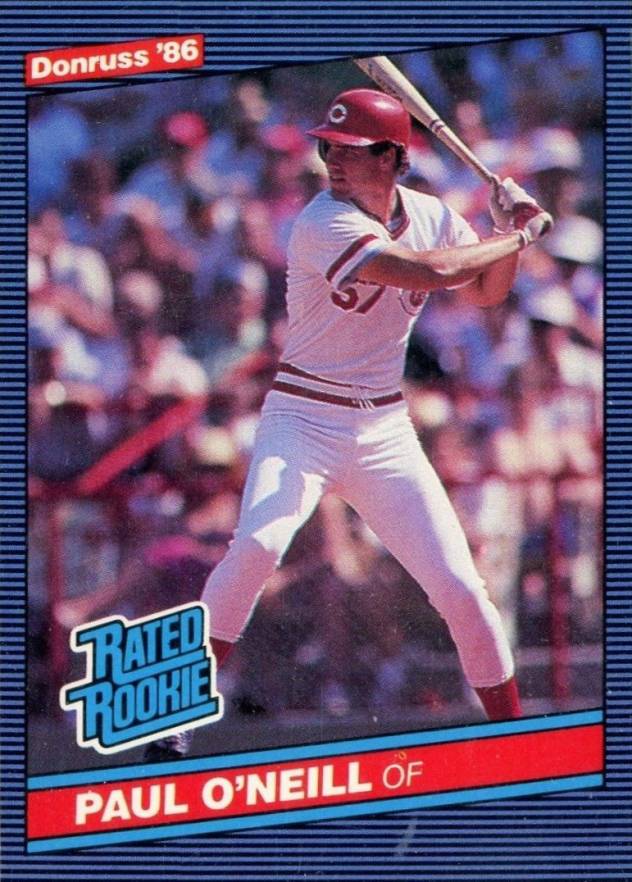 1986 Donruss Paul O'Neil #37 Baseball Card