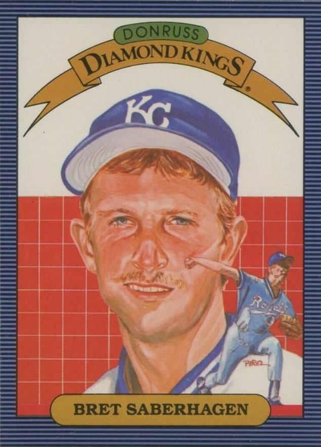 1986 Donruss Bret Saberhagen #11 Baseball Card