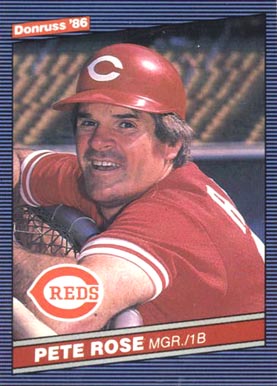 1986 Donruss Pete Rose #62 Baseball Card