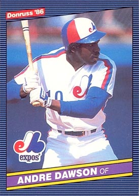 1986 Donruss Andre Dawson #87 Baseball Card