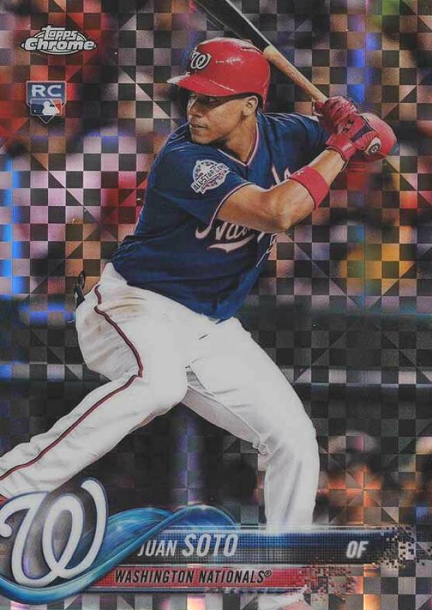 2018 Topps Chrome Update Juan Soto #HMT55 Baseball Card