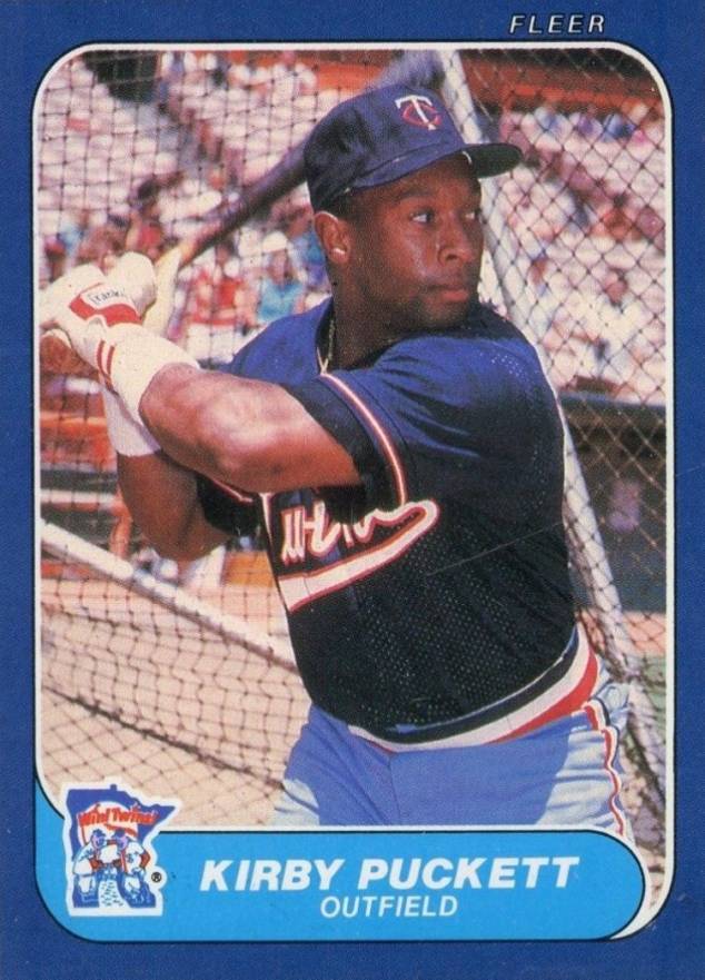 1986 Fleer Kirby Puckett #401 Baseball Card