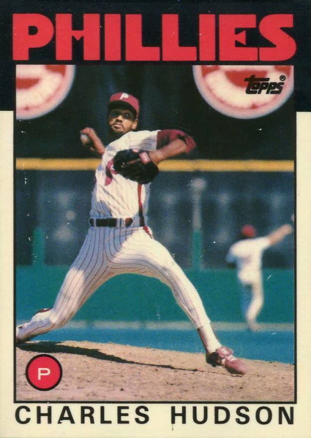 1986 Topps Tiffany Charles Hudson #792 Baseball Card