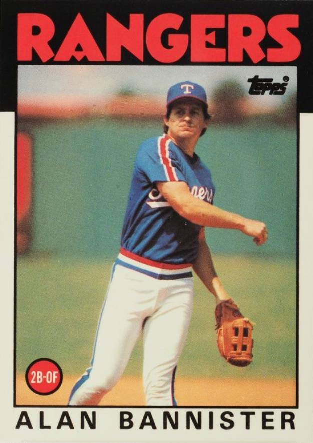 1986 Topps Tiffany Alan Bannister #784 Baseball Card