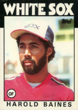 1986 Topps Tiffany Harold Baines #755 Baseball Card