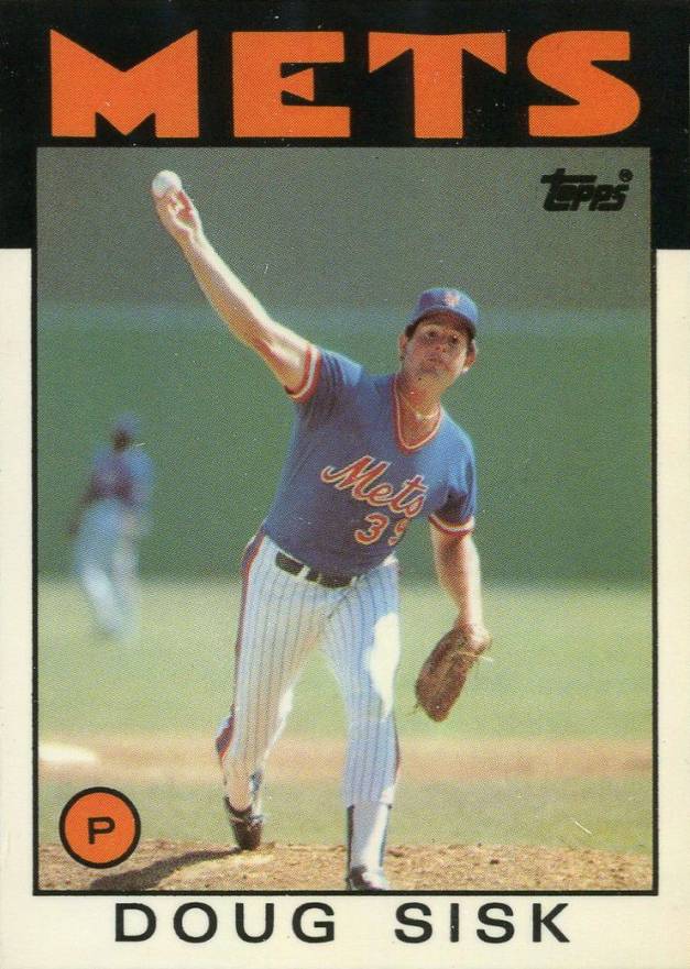 1986 Topps Tiffany Doug Sisk #144 Baseball Card
